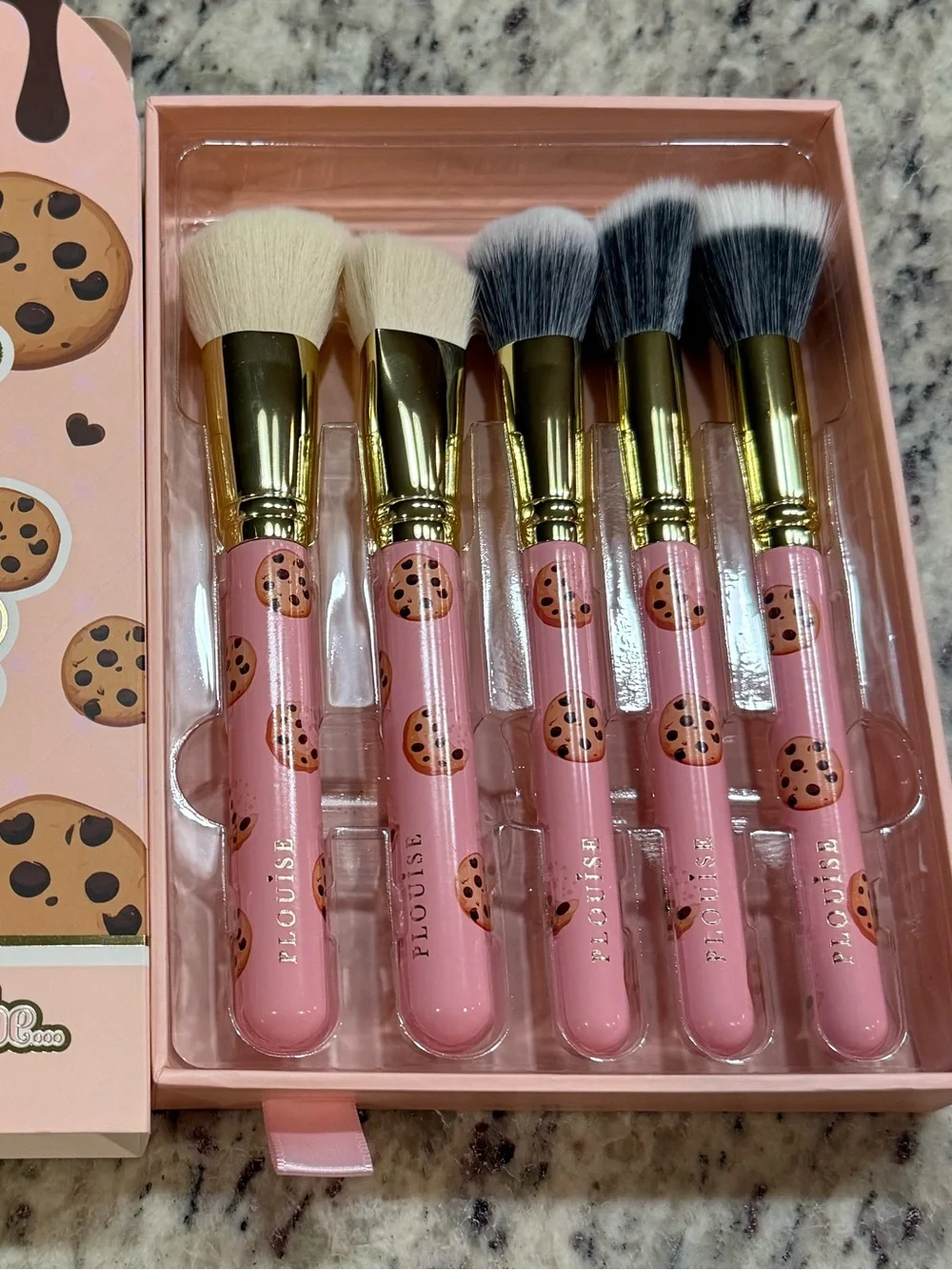 Spoilt For Choice Bronzer & Brush Set - Pink & Brown Packaging. New in Box